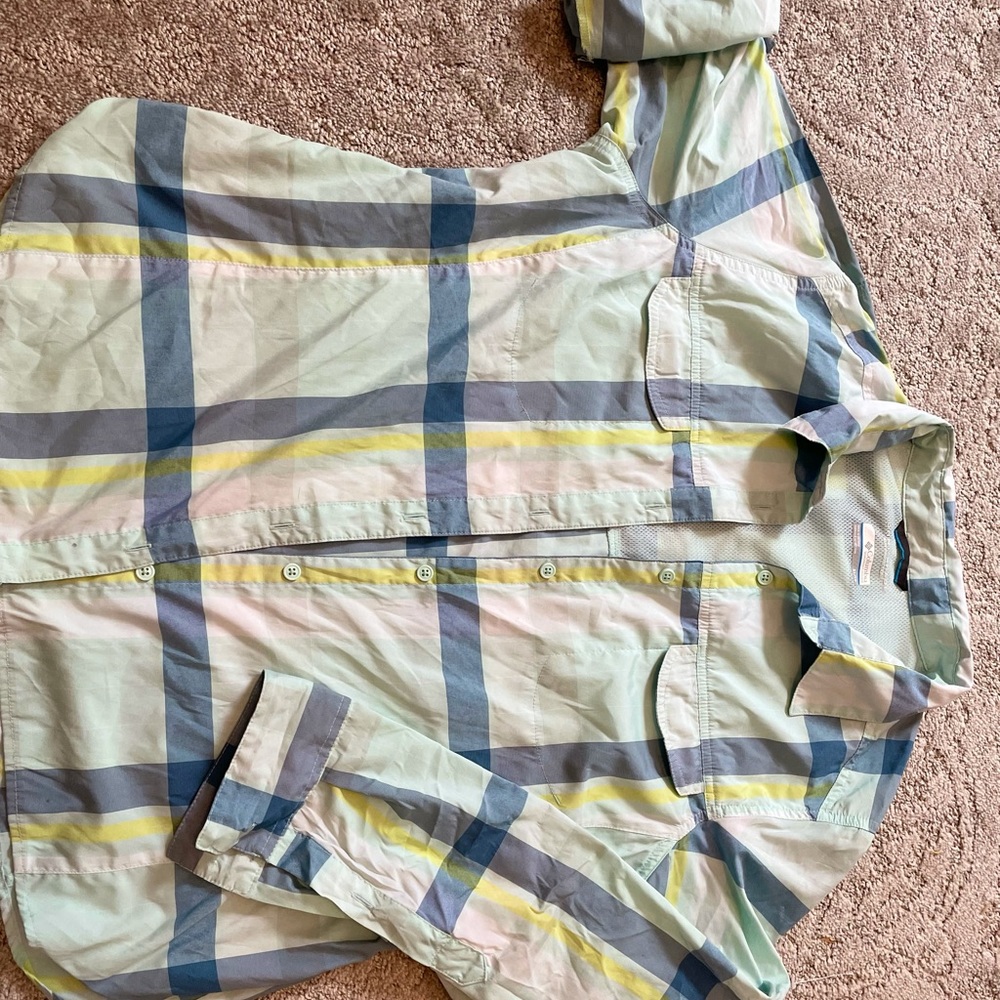 Blue Columbia button up